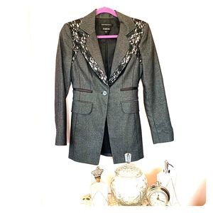 BeBe jacket with black lace size 4